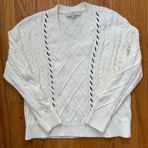 Loft Cableknit Sweater Size Small
